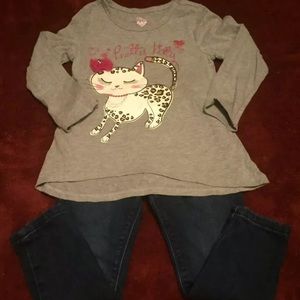 Girls size 3t adorable matching outfit